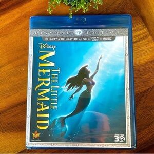 DISNEY THE LITTLE MERMAID BLU-RAY DIAMOND EDITION - NEW/SEALED